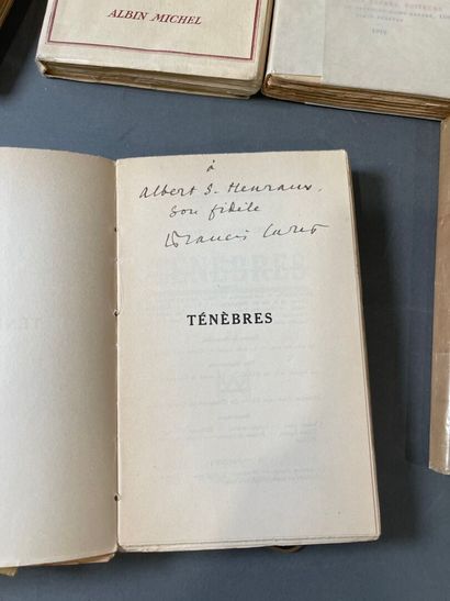 [Carco, 12 volumes:
Ténèbres. Sent to Albert...