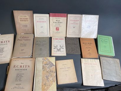 Paul Valéry, good lot of 17 volumes including...