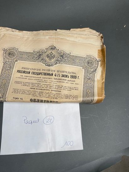 [Russian loans] Large lot (approx. 200, number...