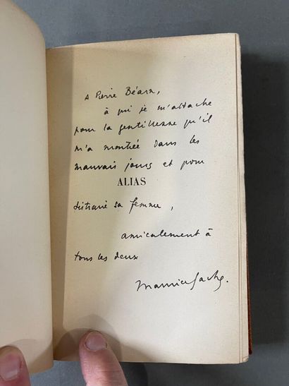 [Envoi] Maurice Sachs, Alias. 
Paris, NRF,...