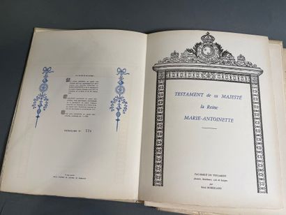 Testament de Louis XVI & Testament de Marie-Antoinette....