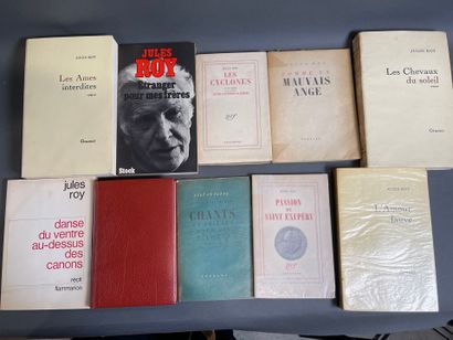 [Jules Roy, 9 volumes: 
la vallée heureuse....