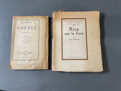 Paul Morand, 2 volumes:
Poèmes (1914-1924)....
