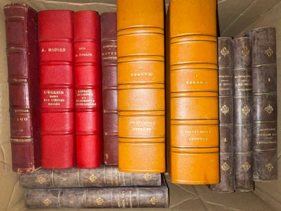 Lot of approx. 15 volumes, including Les...