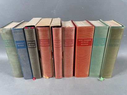 [Pléiade] 9 volumes : Platon, Diderot, Rabelais,...