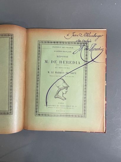 [Envoi] Jose-Maria de Heredia, two plates...