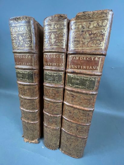 [Droit] Pandectae Justinianeae. 
Lyon, Bernuset,...