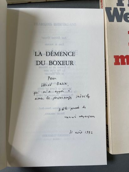 [Envoi] François Weyergans, 6 volumes with...