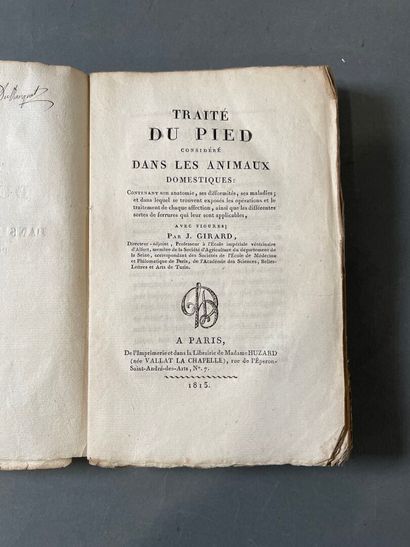 Traité du Pied Considéré dans les Animaux...