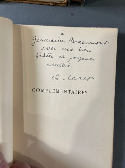 [Carco, 12 volumes:
Ténèbres. Sent to Albert...