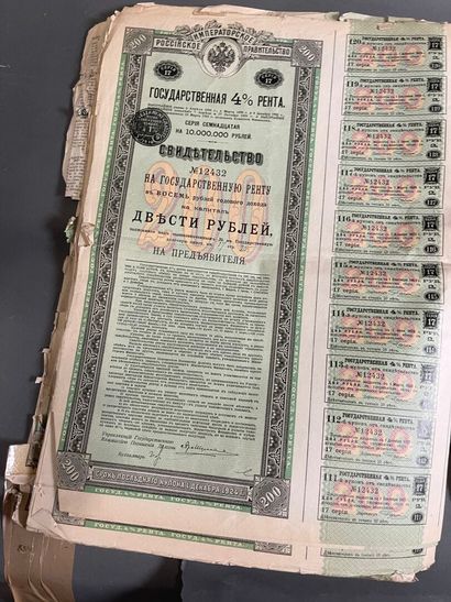 [Russian loans] Large lot (approx. 200, number...