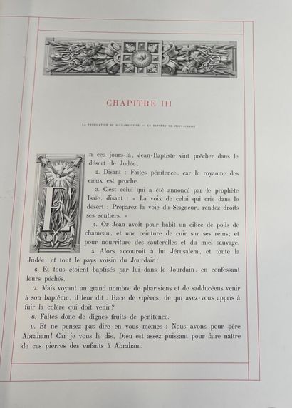 Les Saints Evangiles, dessins de Bida.
Paris,...