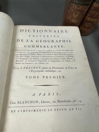 Peuchet, Dictionnaire universel de la géographie...