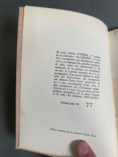 [Envoi] Jean Cocteau, 3 volumes:
La machine...