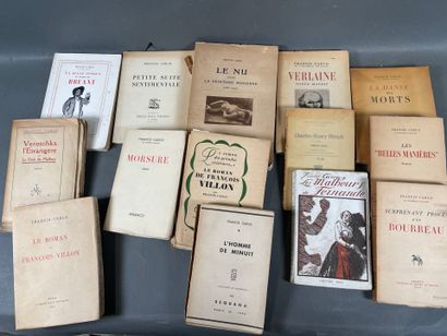 [Carco, 14 volumes:
Morsure. 1/200 alfa....