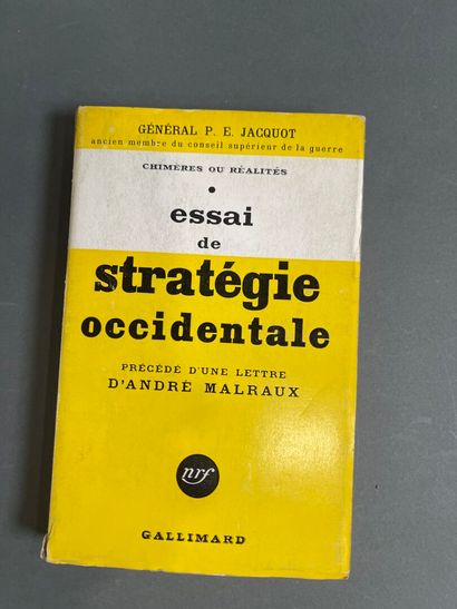 [General Jacquot, essay on Western strategy....