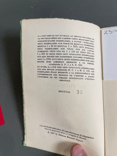 [Envoi] Jean Cocteau, 2 volumes: 
La belle...