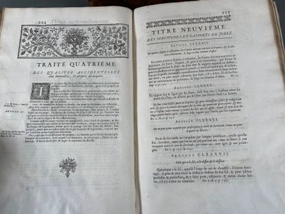 [Droit] Duplessis, Traitez de Mr Duplessis...