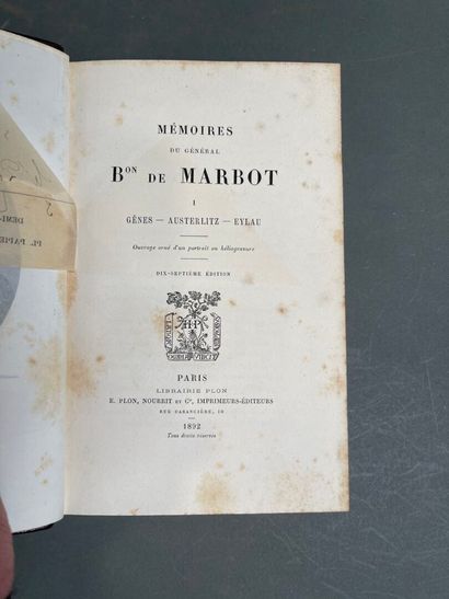 [Empire] Mémoires du général baron de Marbot....