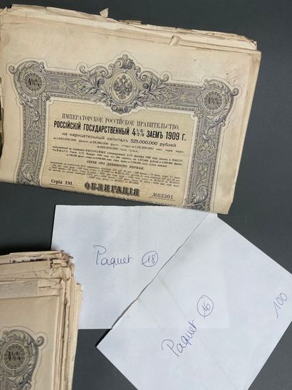 [Russian loans] Large lot (approx. 200, number...