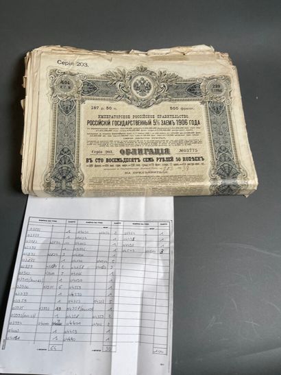 [Russian loans] Large lot (approx. 200, number...