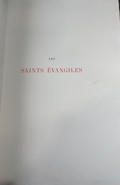 Les Saints Evangiles, dessins de Bida.
Paris,...