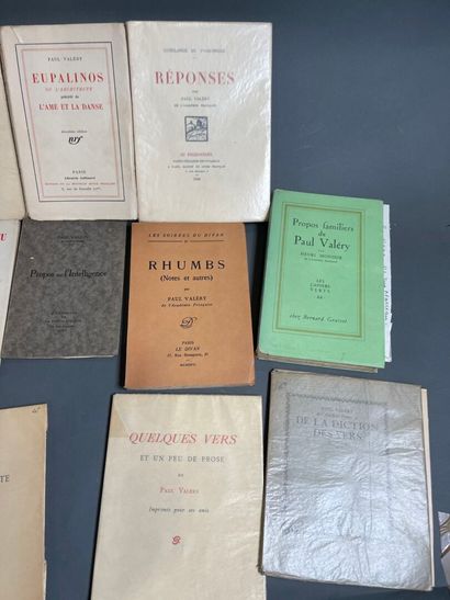 Paul Valéry, good lot of 17 volumes including...
