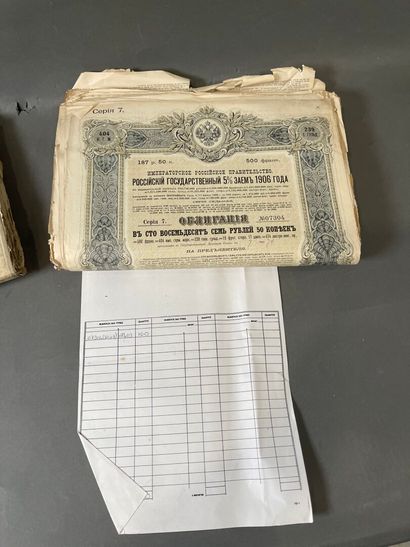 [Russian loans] Large lot (approx. 200, number...