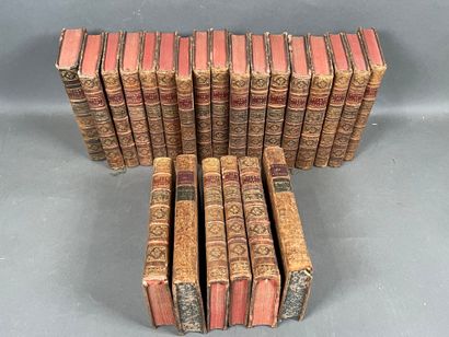 Voltaire, 23 volumes of works, in-8.