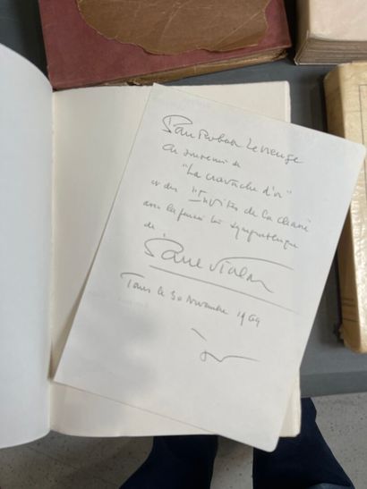 [Large paper] Lot of 9 volumes including...