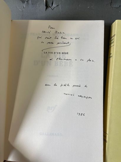 [Envoi] François Weyergans, 6 volumes with...