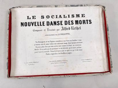Alfred Rethel, Le socialisme Nouvelle danse...