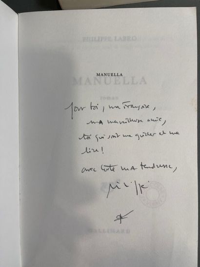 [Philippe Labro, 4 volumes. 
Manual. Sent...
