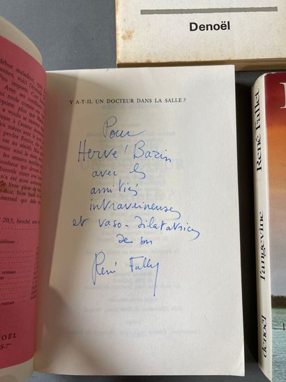 [Envoi] René Fallet, 7 volumes with dispatch...