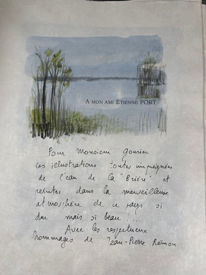 [Dessin original, envoi] Alphonse de Chateaubriant,...