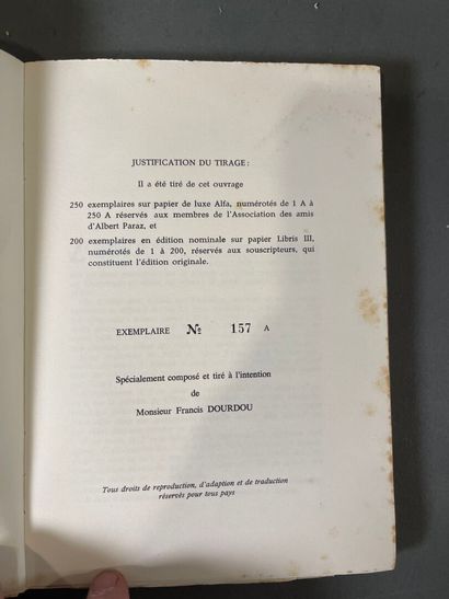 [Albert Paraz, lot of 5 books:
le lac des...