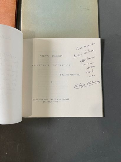 [Philippe Chabaneix, 7 volumes:
Musiques...