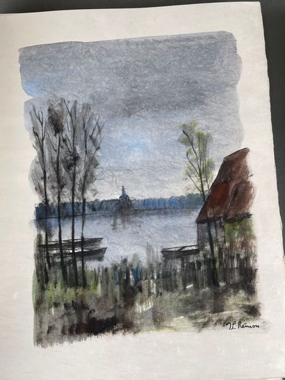 [Dessin original, envoi] Alphonse de Chateaubriant,...