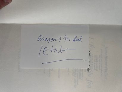 [Autograph] Jean Edern Hallier, l'évangile...