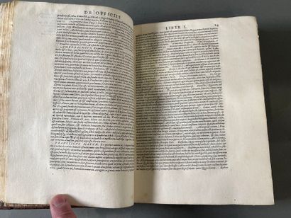 [XVIe] M.T. Ciceronis ad M.filium de Officiis...