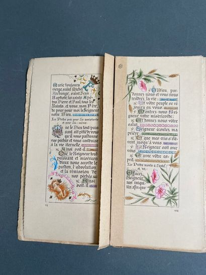 [gouache] Ordinaire de la messe. 
Impression...