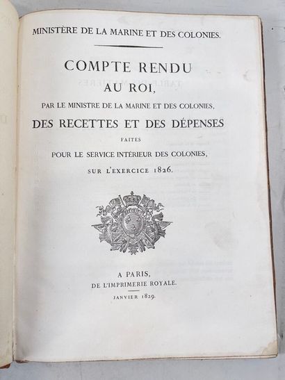 [Hyde de Neuville] Ministère de la Marine...