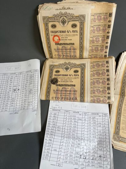 [Russian loans] Large lot (approx. 200, number...