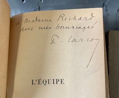 [Carco, 12 volumes:
Ténèbres. Sent to Albert...