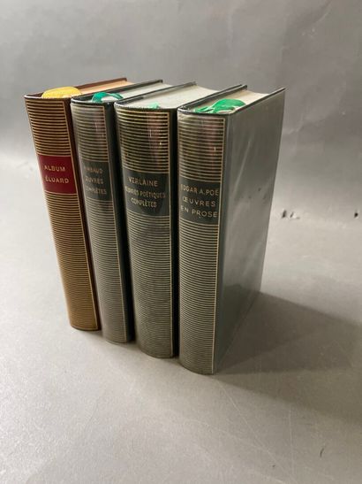 [Pléiade] 4 volumes : album Eluard, Verlaine,...