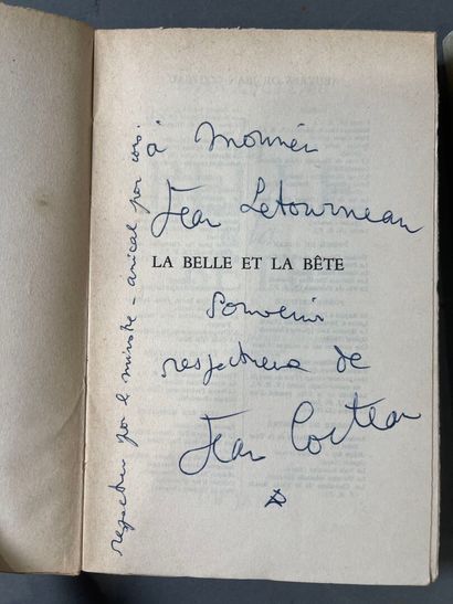 [Envoi] Jean Cocteau, 2 volumes: 
La belle...
