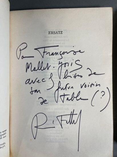 [Envoi] René Fallet, 5 volumes with dispatch....