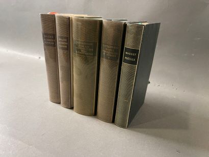 [Pléiade] 5 volumes : Balzac, Chateaubriand...
