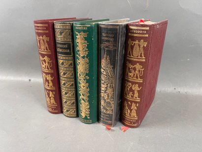 [Jean de Bonnot] 5 volumes: Herodotus, Fouché,...