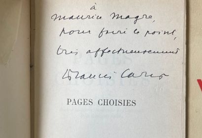 [Carco, 12 volumes:
Ténèbres. Sent to Albert...